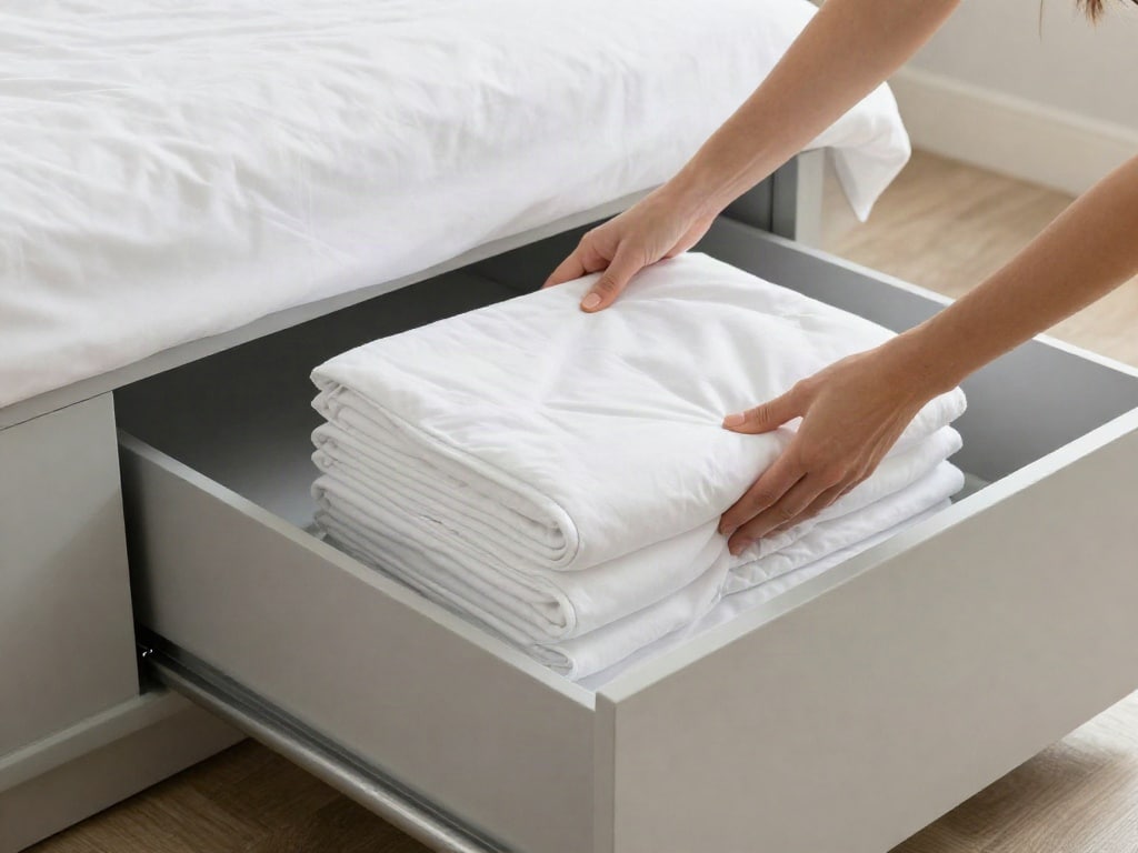 Bett mit Bettkasten