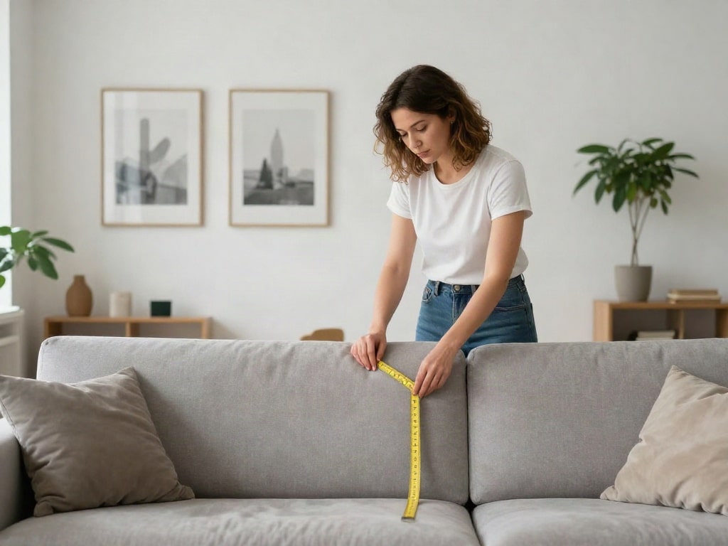 Bild über Sofa Größe