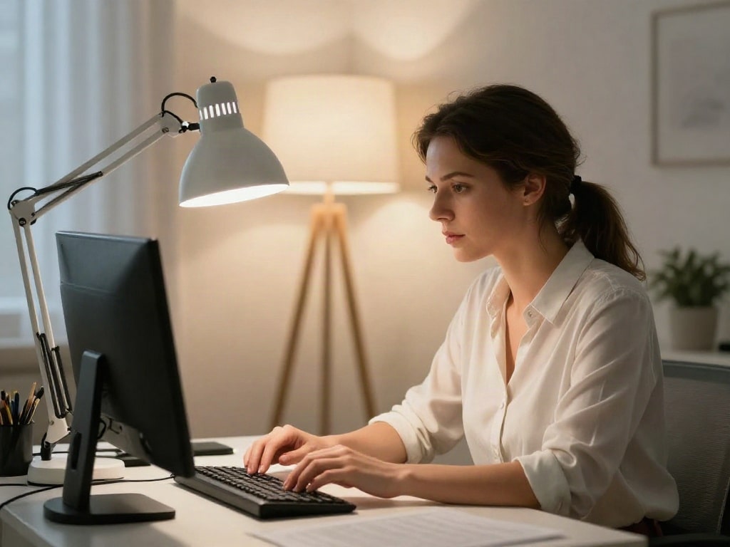Homeoffice Beleuchtung