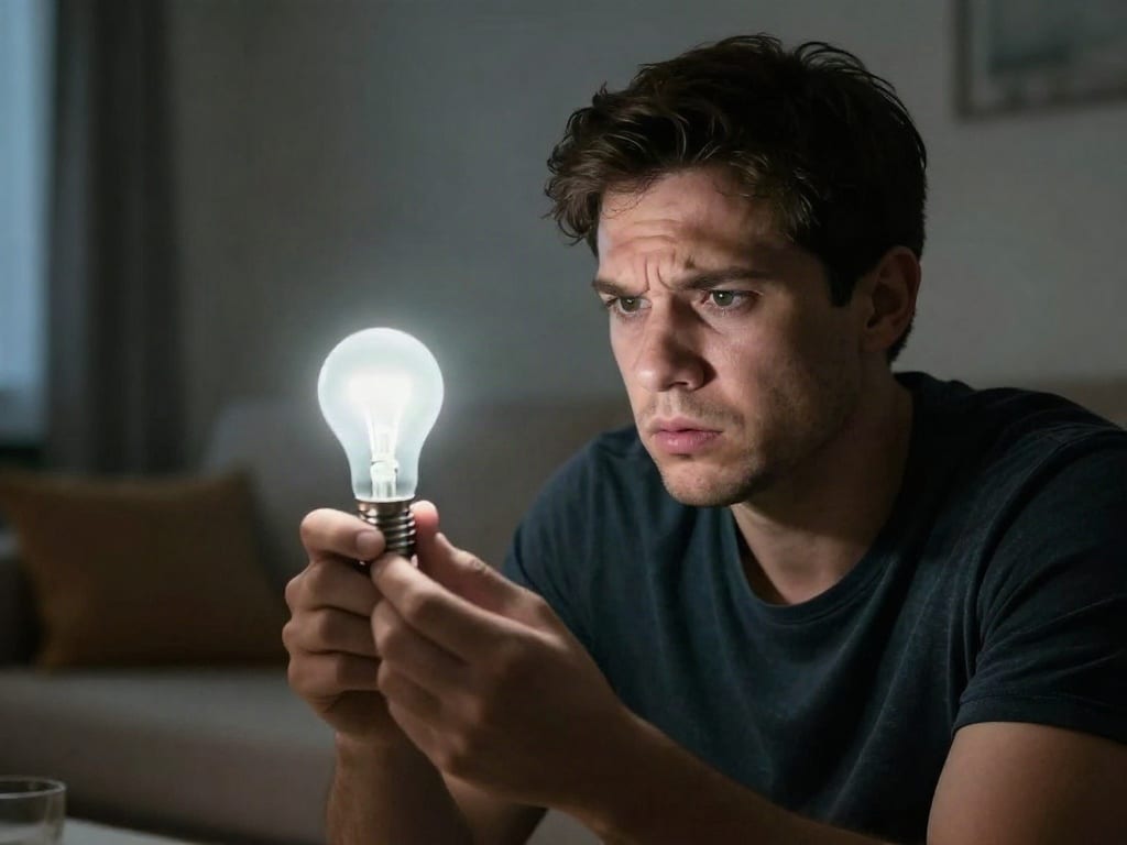 LED flackert
