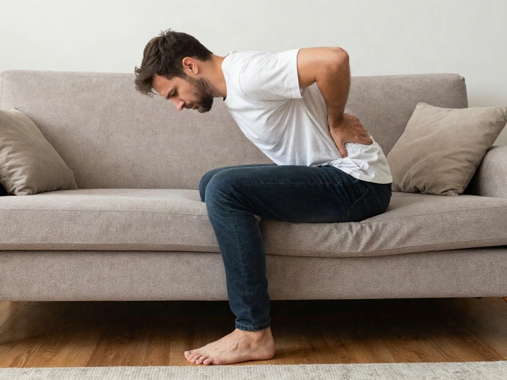 Sofa bei Rückenproblemen