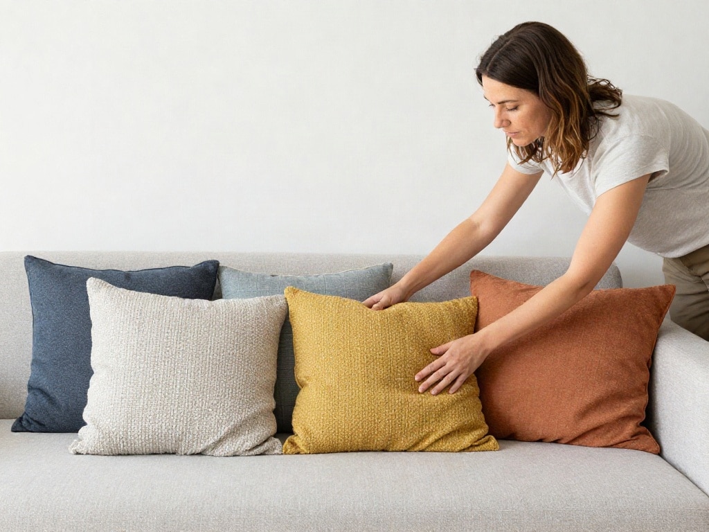 Kissen Sofa dekorieren