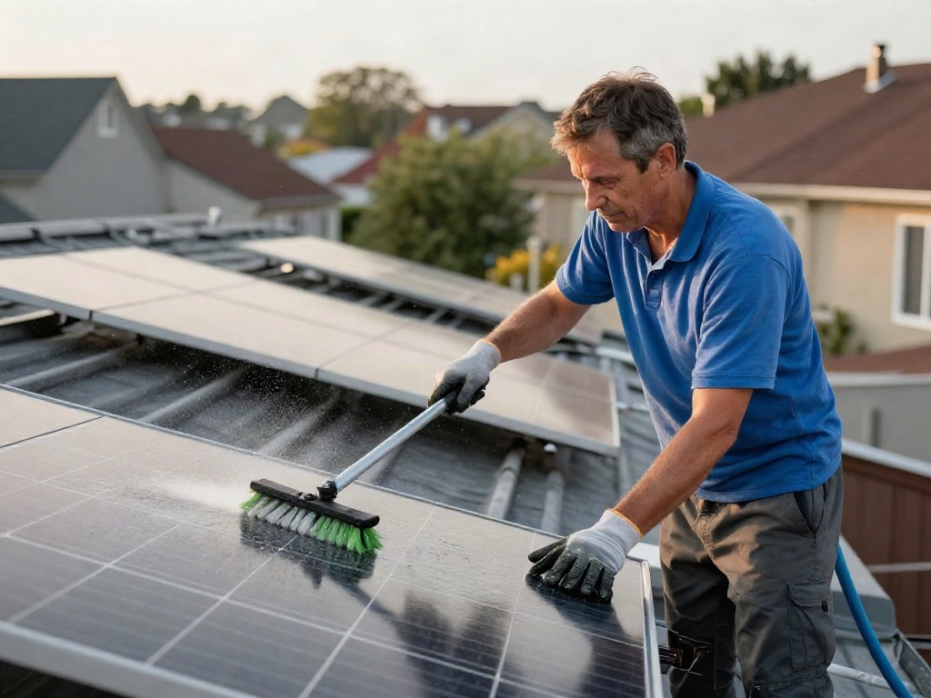 Solarmodule reinigen