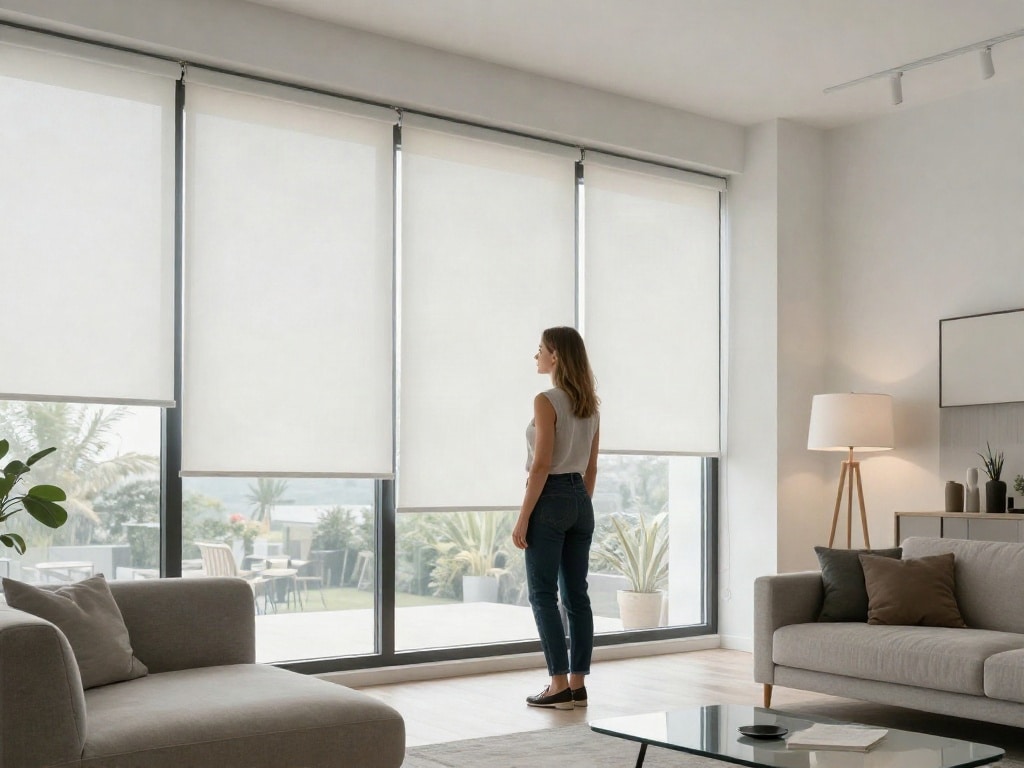 Sonnenschutz große Fenster